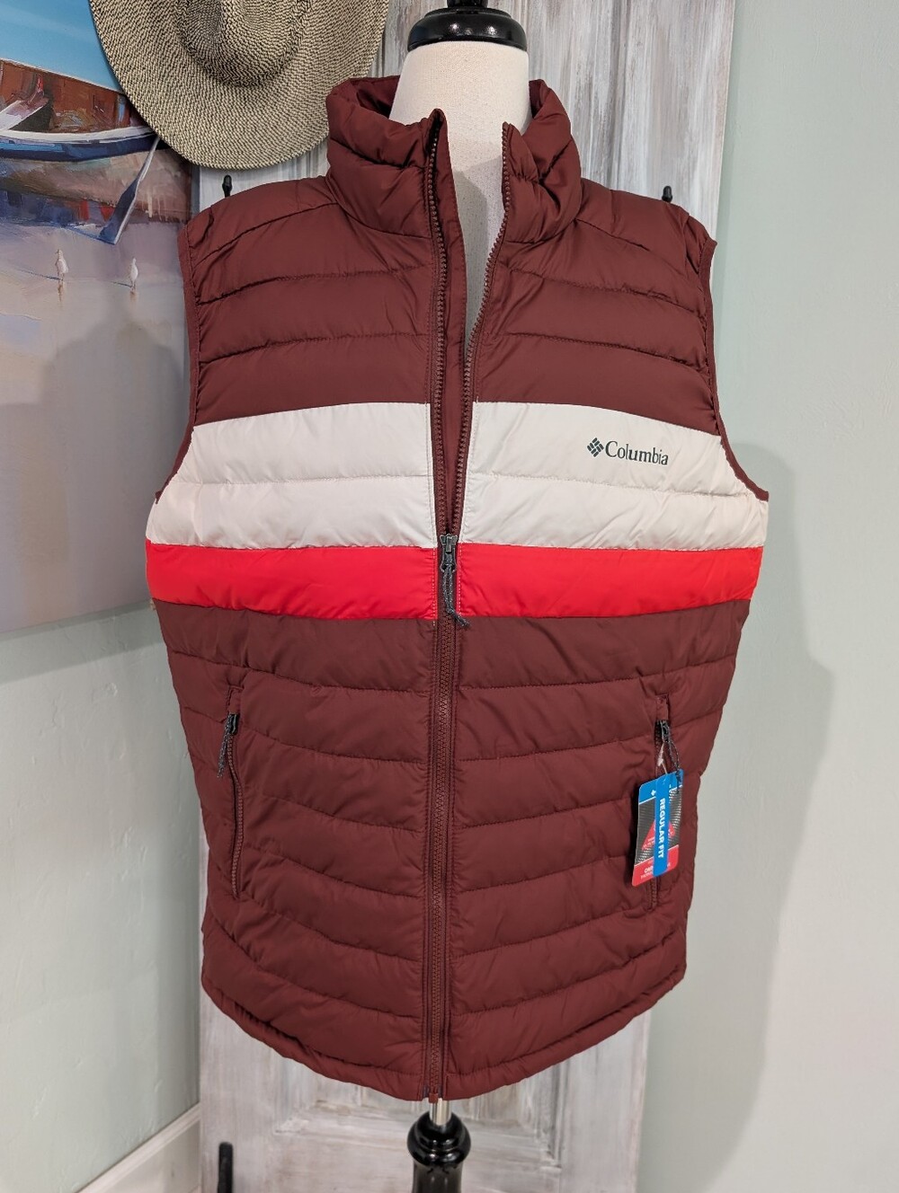 NWT Columbia Omni-Heat Men's Puffer Vest